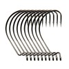 FOLANDO 10PCS Fish Hooks, Fishing Hooks Barbed Hooks Circle Hooks for Freshwater Saltwater 5/0#