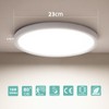 Oraymin LED Ceiling Light with Radar Twilight Sensor, 18 W