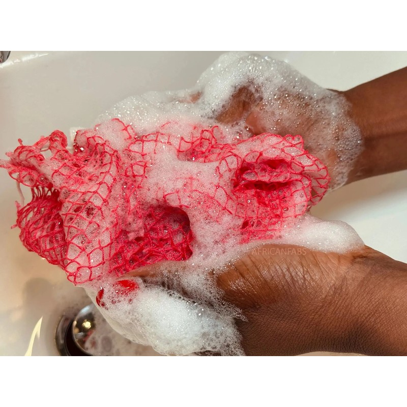 African Net Sponge Sapo Black