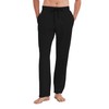 Idtswch 38" Long Inseam Men's Tall Yoga Sweatpants Open Bottom
