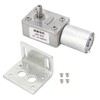 Worm Gear Motor High Torsion 12mm Single Shaft Self Locking