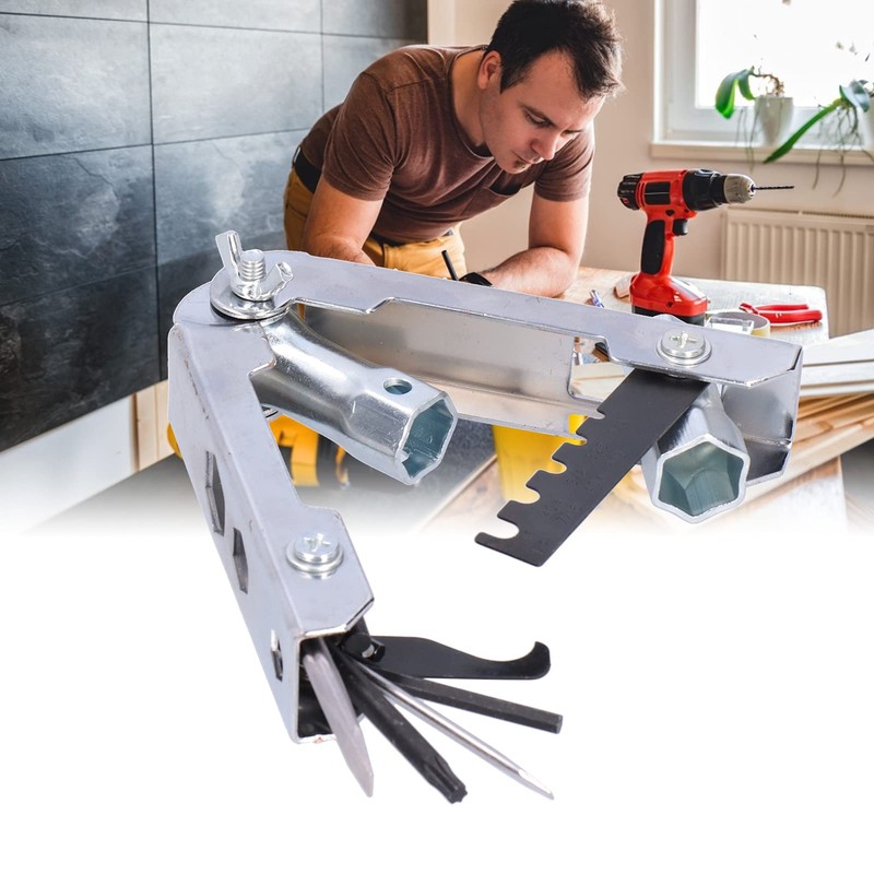 Chainsaw Multi Tool Combination Kit Foldaway Pocket Hardware Hand Operated