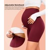 VALANDY Creamlush 4 Pack Maternity Shorts–Over The Belly Buttery Soft