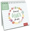 Ganz viel Glück für dich 2021: Tischkalender mit Wochenkalendarium