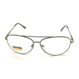 Aviator Reading glasses no line bifocal progressive clear lens style Pilot Multi 3 Power Focus (Black, 2.75)