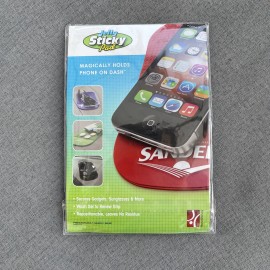 Handstands Jelly Sticky Pad VOLVO Tire Tracks Pattern Holds Phone On Dash Black