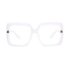 OCCI CHIARI Clear Reading Glasses 4.0 Womens Trendy Large Readers