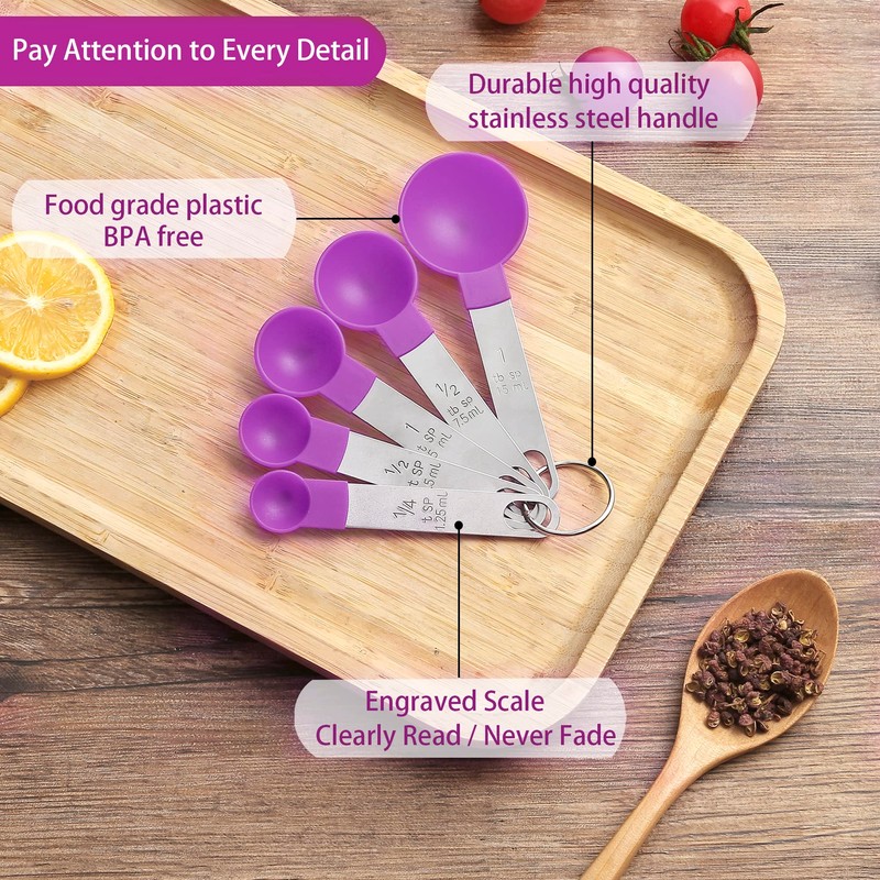 Measuring Cups and Spoons Set of Huygens Kitchen Gadgets 10
