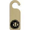 'Badger in a Den ' 200mm x 72mm Door Hanger/Sign