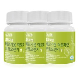 Health Barum Premium Bergamot Lactoferrin Moro Orange Tablets 600mg 60 tablets 3 / 건강바름 프리미엄 베르가못 락토페린 모로오렌지 정 600mg 60정 3개