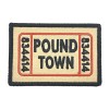 Retro Pound Town Ticket Funny Adult Humor Iron On Patch Vintage Style Retro Cap Hat