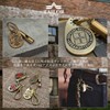 [TAILOR JAPAN] GOOD LUCK AMERICAN VINTAGE KEYCHAIN KEY RING BRASS,