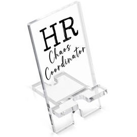 vizuzi HR Gifts for Women, Men, Coworkers, HR Manager Gifts, Human Resources Manager Gifts, Funny HR Decor, Office Humor Decor, Human Resources Gifts, HR Professional Gifts Cell Phone Stands ZAA27