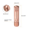 sourcing map 10Pcs Welder Tips .020" Bore Diameter M6 Copper