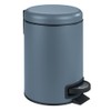 WENKO Leman Cosmetic Pedal Bin Slate Blue 3 L