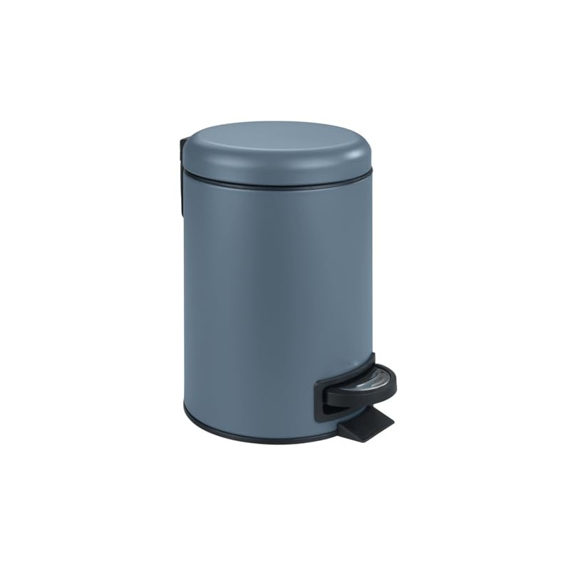 WENKO Leman Cosmetic Pedal Bin Slate Blue 3 L
