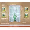 Today's Curtain, Emelia Priscilla Sheer Pair 60" W x 63"