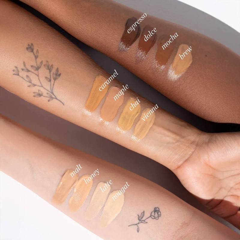 Ere Perez Oat Milk Foundation, Honey 30ml