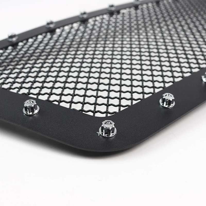 Spec-D Tuning Rivet Mesh Black Upper Main Grille Inserts Compatible