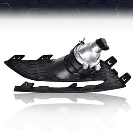 PIT66 Bumper Driving Projector Fog Light, Compatible with 2016-2018 Chevy Cruze (NOT fit LT Manual or Diesel Manual Models) Fog Light Lamps W/Bezel+Switch #84095936