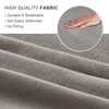 NICEEC Spandex Stretch Piano Bench Cover with Skirt Removable Ottoman