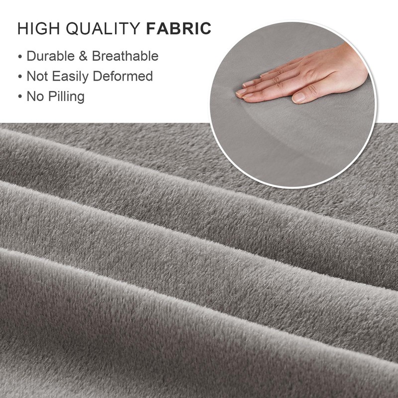 NICEEC Spandex Stretch Piano Bench Cover with Skirt Removable Ottoman