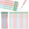 Fainne 120 Pcs Inspirational Pastel Pencils Bulk with Eraser Motivational