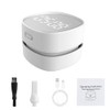 ODISTAR Counter Vacuum Cleaner,Mini Table dust Sweeper Energy with Digital