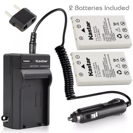 For Nikon EN-EL5 Battery & Regular Charger for Nikon Coolpix P3 P4 P80 P90 P100 P500 P510  - 1 Charger + 2 Batteries