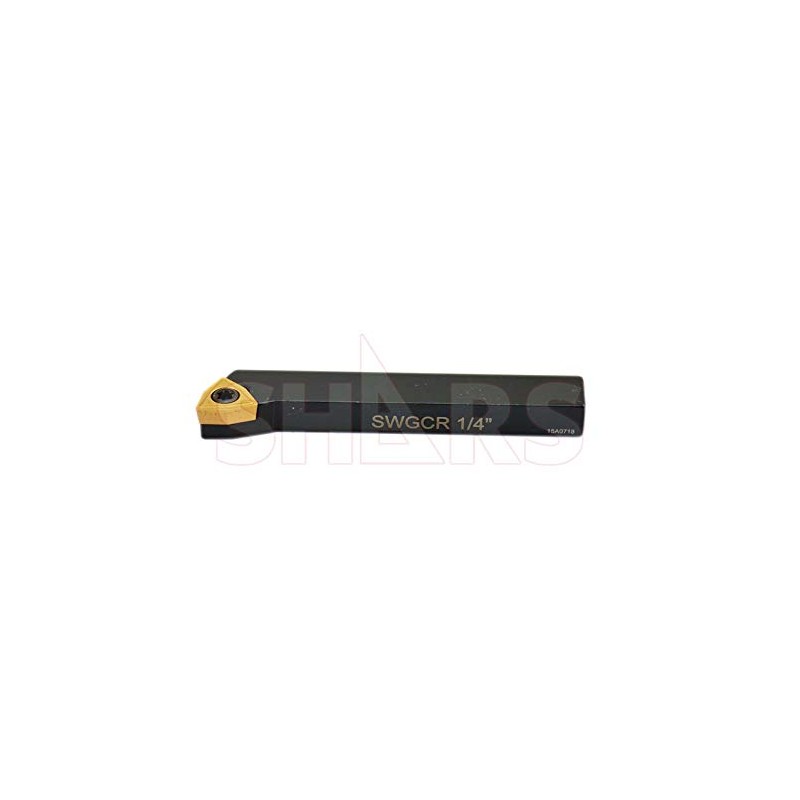 Shars 1/4" 7 Pieces/Set Indexable Carbide Turning Tool Set in