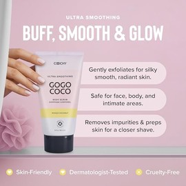 Coochy- Exfoliante corporal ultrasuavizante | Exfoliante corporal suave para pieles sensibles | Elimina las células muertas de la piel