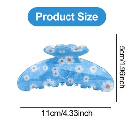 ANBALA Flower Daisy Hair Clips, 4.33 Inch Strong Hold Claw Clips for Women, Fashion Daisy Hair Accessories 1PCS