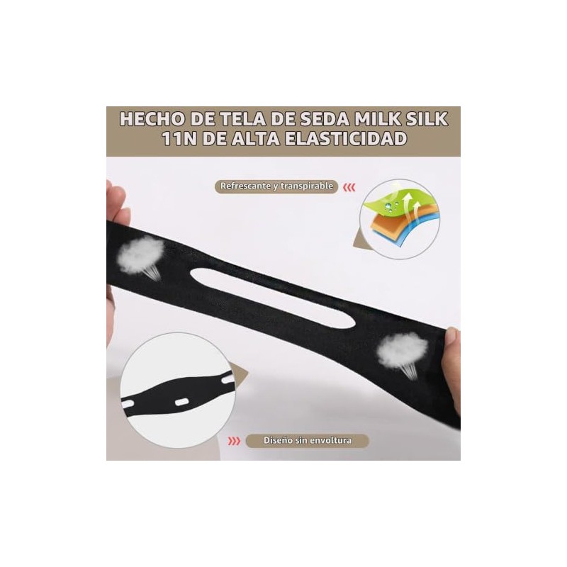 Mascarilla Reafirmante V-Line: Reductor De Papada Y Moldeador Facial Con