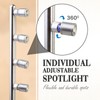 2pcs Showcase LED 5 Spotlight Pole Light for Jewerly Display