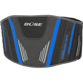 Büse Rider Kidney Belt (Black/Blue, M)