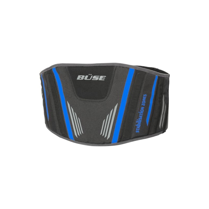 Büse Rider Kidney Belt (Black/Blue, M)