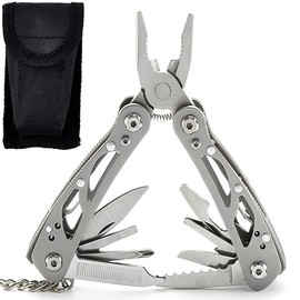 Multi-Tool 1 Piece Set, Multipliers, Folding Pliers, 13-in-1, Multiple Parts, Multi-functional Pliers, Mini Multi Pliers, Outdoor Multi-Tool, Pliers, Bottle Opener, File, Screwdriver, Indoor Tool