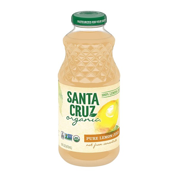Santa Cruz Organic Pure Lemon Juice 473mL