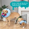 Inflatable Cone Collar, Waterproof Soft Donut Cone for Large, Medium,