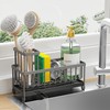 Cisily Sponge Holder for Kitchen Sink, Sink Caddy with High