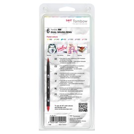 Tombow"6 ABT" Dual Brush Pen - Pastel-P