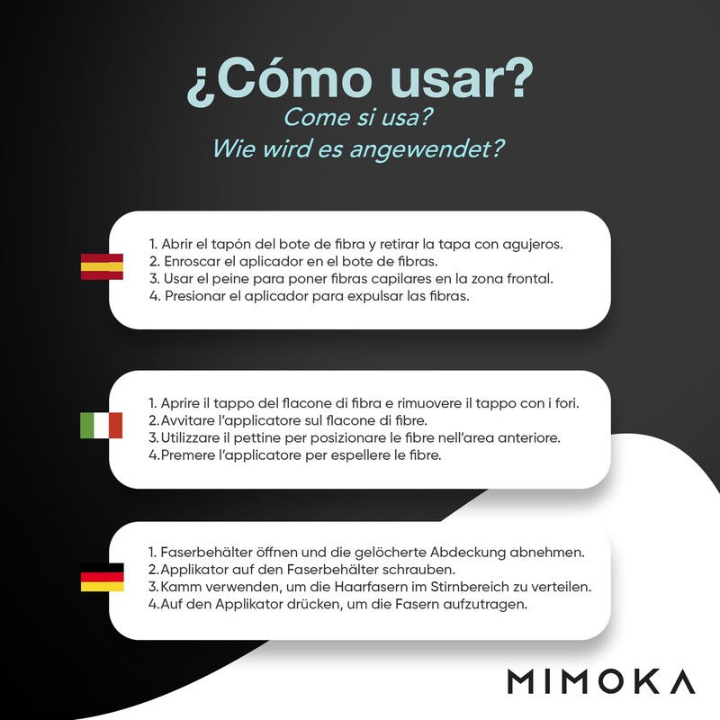 Mimoka - Applicator Hair Fibres | Hair Fibres Atomiser and