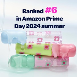 COLORGRAM Fruity Glass Tint 08 Lovely Raspberry | Korean Long Lasting & Waterproof Lip Stain | Glossy Dewy Lip Gloss, Highly Pigmented Raspberry Red Shade with Glowing effect 0.11 Oz. | COLORGRAM