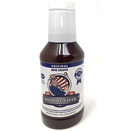 Patriot BBQ Sauce, 18 Ounce Bottle, Original St. Louis Competition Style Barbecue Flavor, Made Without High Fructose Corn Syrup, Gluten-Free, No MSG