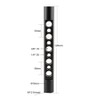 CAMVATE 15mm Cheese Rod with 1/4"-20 and 3/8"-16 Thread Hole