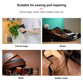 Ejoyous Sewing Awl Kit, Leather Hand Sewing Needles Kit Leather Craft Tools Professional Speedy Stitcher Sewing Kit for DIY Leathercraft Canvas Bags Shoe Belt Repair