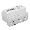 3 Phase Energy Meter DIN Rail Mount Electricity Usage Monitor