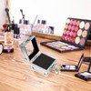 Nail Drill Bit Holder Case 25 Holes Transparent Flip Cover