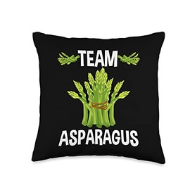 Asparagus Seeds Vegetables Veg Asparagus Crowns Harvesting Roots for Planting Asparagus Fern Throw Pillow, 16x16, Multicolor