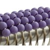 Shower Curtain Rings Hooks Decorative Acrylic Roller Balls Stainless Steel